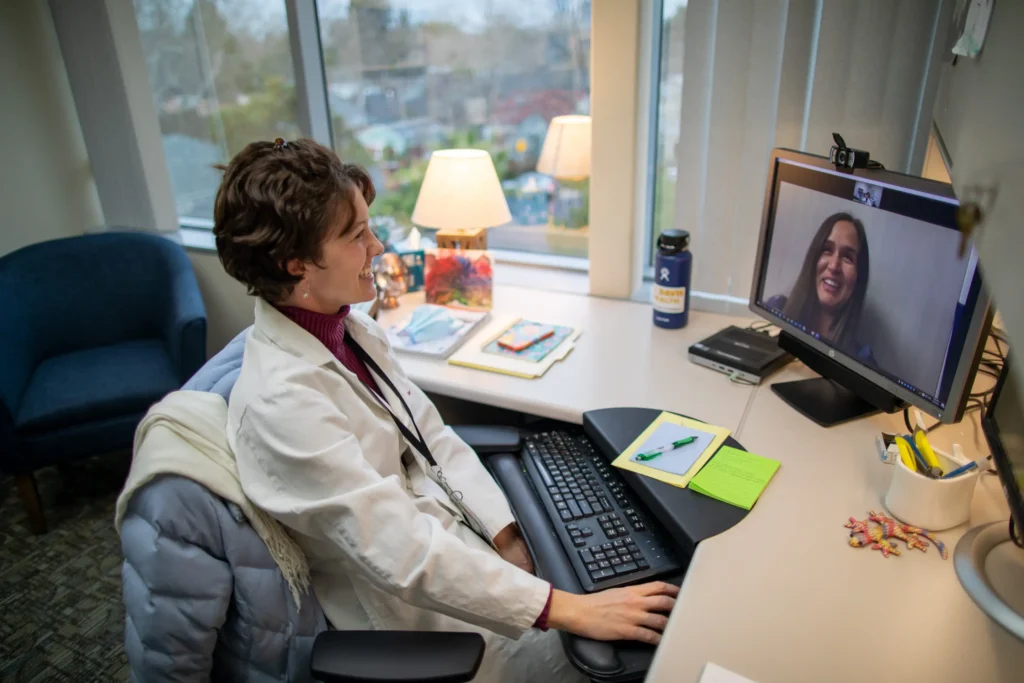 Online telehealth diabetes appointments consultation