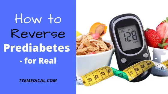 How to reverse prediabetes naturally with healthy lifestyle habits