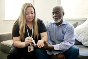 Healthcare provider offering culturally sensitive diabetes care