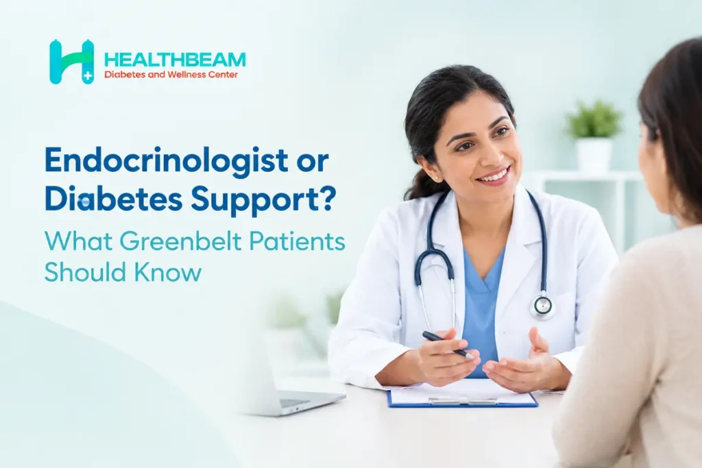 Endocrinologist or Diabetes Support? What Greenbelt Patients Should Know