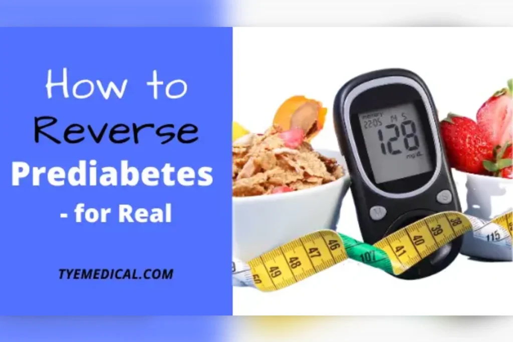 How to reverse prediabetes naturally with healthy lifestyle habits